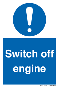 Switch off engine
